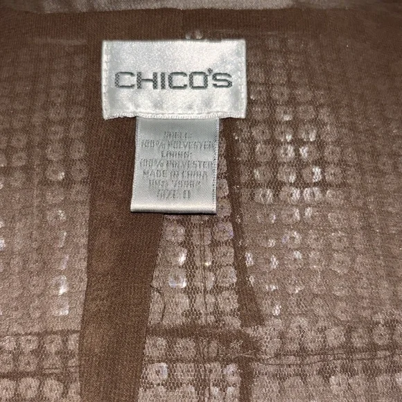 Chico’s Sequin Jacket - Picture 6 of 7